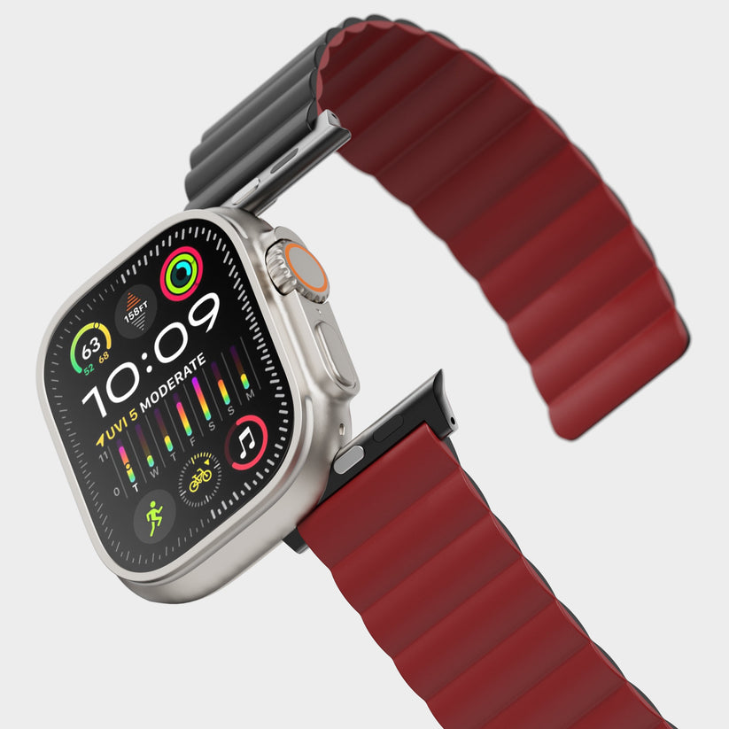 TEKNE Reversible Classic Silicone Magnetic Band | Dual-Sided, Magnetic, Waterproof Strap  Get best offers for TEKNE Reversible Classic Silicone Magnetic Band | Dual-Sided, Magnetic, Waterproof Strap 