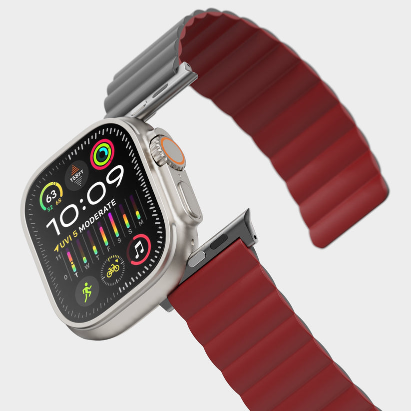 TEKNE Reversible Classic Silicone Magnetic Band | Dual-Sided, Magnetic, Waterproof Strap  Get best offers for TEKNE Reversible Classic Silicone Magnetic Band | Dual-Sided, Magnetic, Waterproof Strap 
