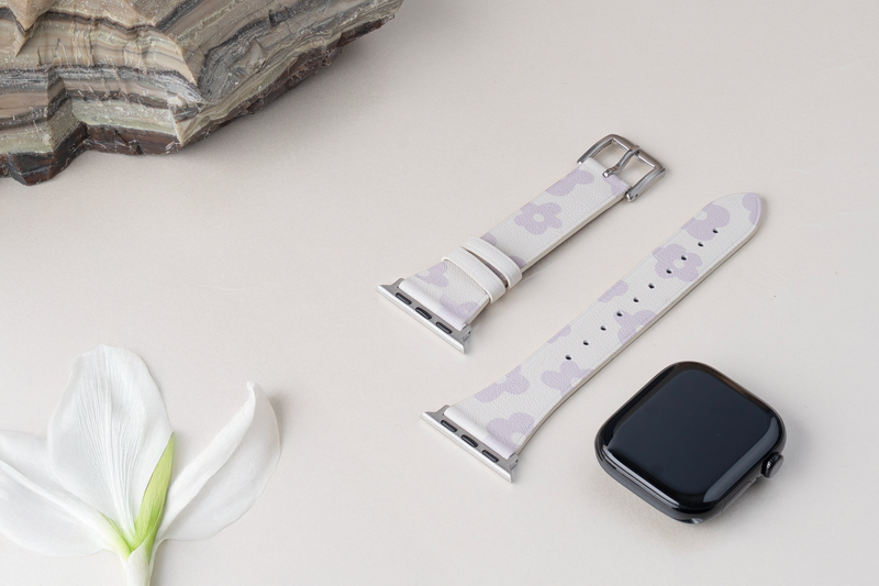 Tekne FLORO Leather Band | Printed Genuine Leather, Durable, Stylish Strap 