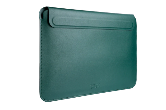 TEKNE Vegan Leather Cover for Macbook-13" and iPad-Green