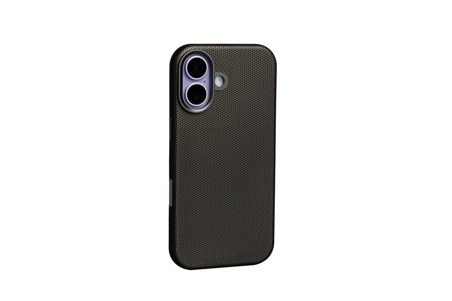 Tekne Textura Vegan Leather Case  for iPhone 17-Grey