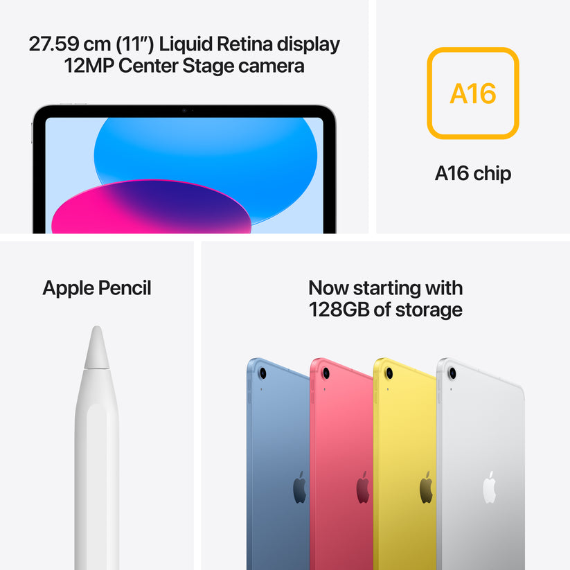 iPad Wi-Fi + Cellular 256GB - Yellow (A16) Get best offers for iPad Wi-Fi + Cellular 256GB - Yellow (A16)