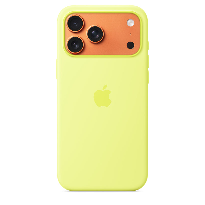 iPhone 17 Pro Max Silicone Case with MagSafe – Neon Yellow Get best offers for iPhone 17 Pro Max Silicone Case with MagSafe – Neon Yellow