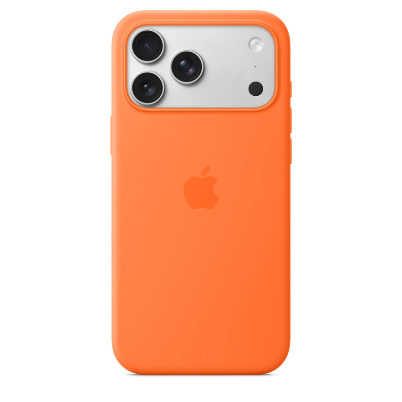 iPhone 17 Pro Max Silicone Case with MagSafe – Orange Get best offers for iPhone 17 Pro Max Silicone Case with MagSafe – Orange