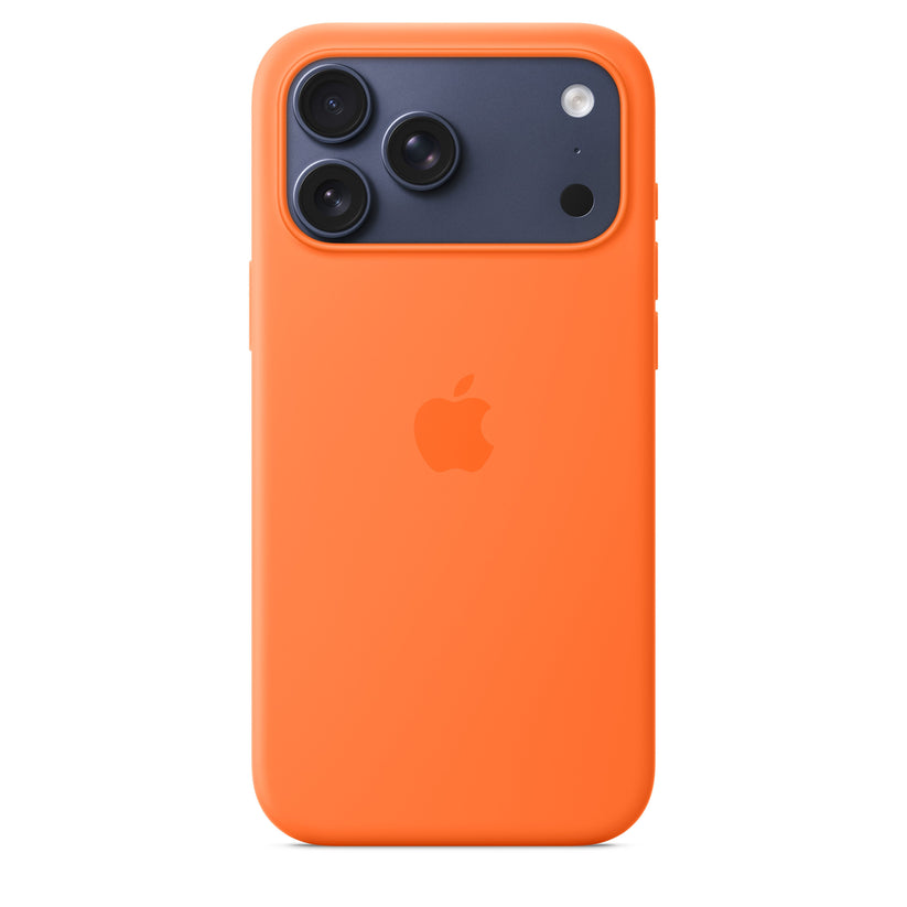 iPhone 17 Pro Max Silicone Case with MagSafe – Orange Get best offers for iPhone 17 Pro Max Silicone Case with MagSafe – Orange