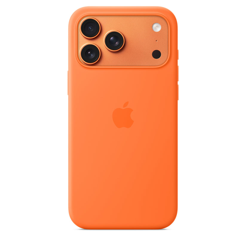 iPhone 17 Pro Max Silicone Case with MagSafe – Orange Get best offers for iPhone 17 Pro Max Silicone Case with MagSafe – Orange