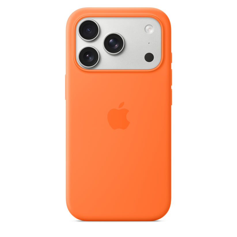 iPhone 17 Pro Silicone Case with MagSafe – Orange Get best offers for iPhone 17 Pro Silicone Case with MagSafe – Orange
