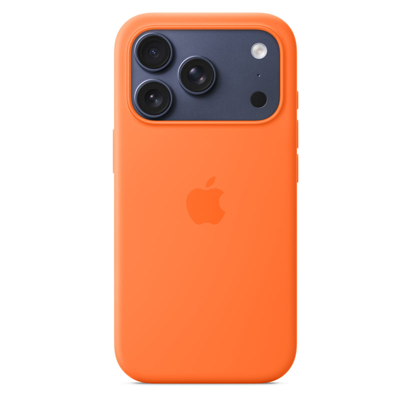 iPhone 17 Pro Silicone Case with MagSafe – Orange Get best offers for iPhone 17 Pro Silicone Case with MagSafe – Orange