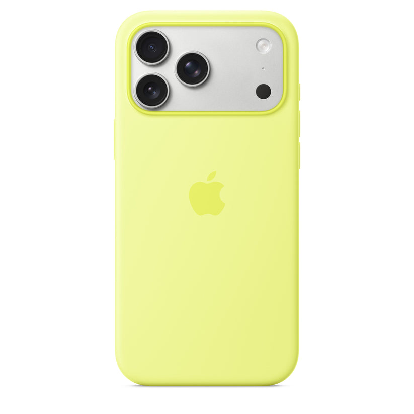 iPhone 17 Pro Max Silicone Case with MagSafe – Neon Yellow Get best offers for iPhone 17 Pro Max Silicone Case with MagSafe – Neon Yellow