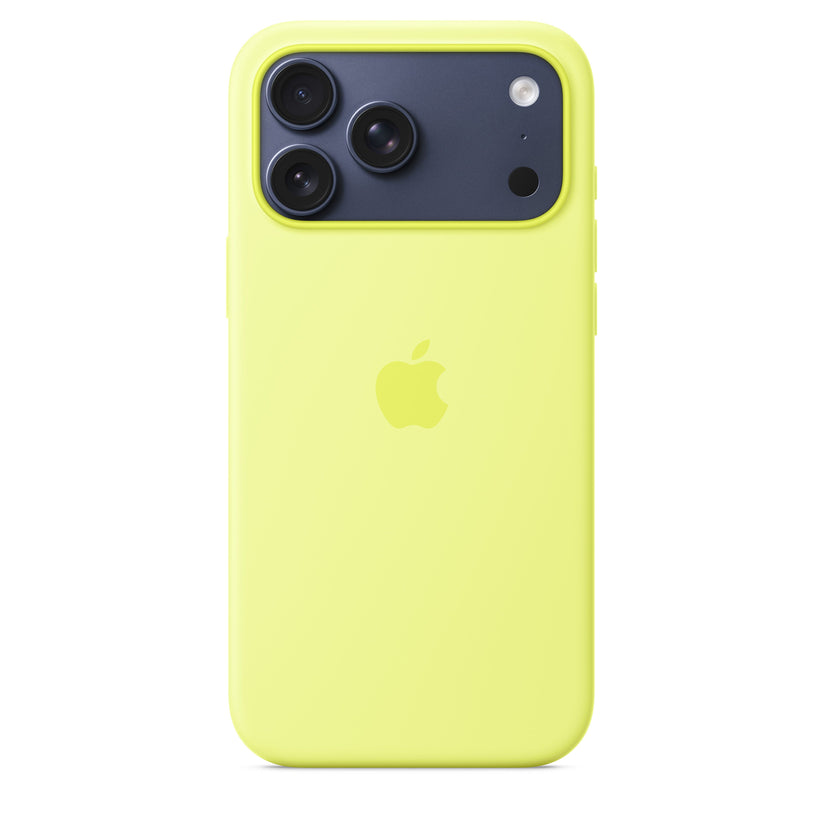 iPhone 17 Pro Max Silicone Case with MagSafe – Neon Yellow Get best offers for iPhone 17 Pro Max Silicone Case with MagSafe – Neon Yellow