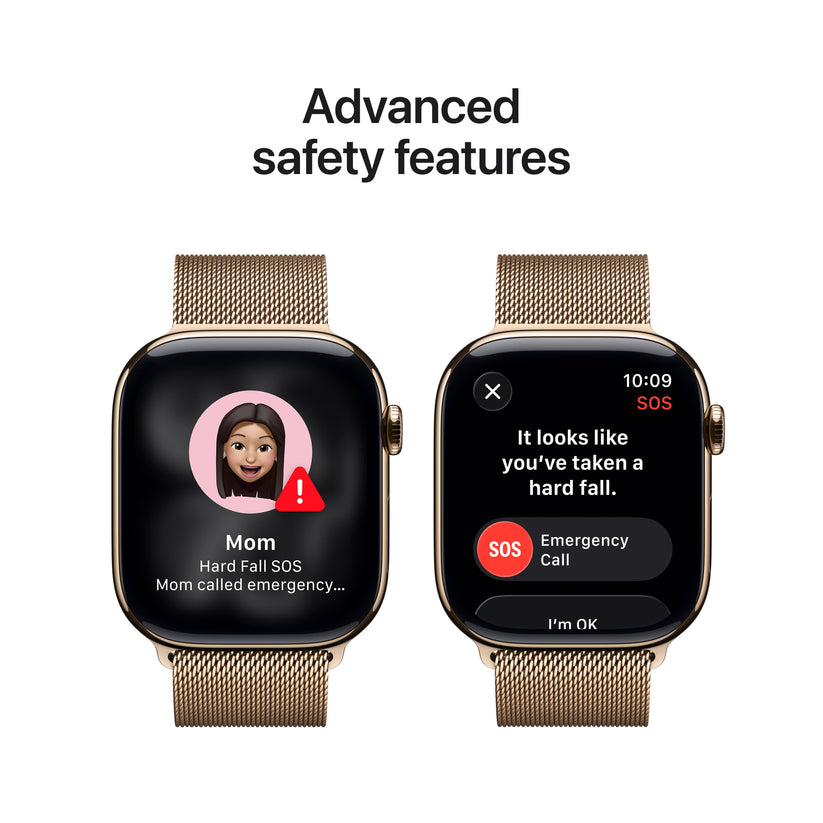 Apple Watch Series 11 GPS + Cellular 46mm Gold Titanium Case with Gold Milanese Loop - S/M Get best offers for Apple Watch Series 11 GPS + Cellular 46mm Gold Titanium Case with Gold Milanese Loop - S/M