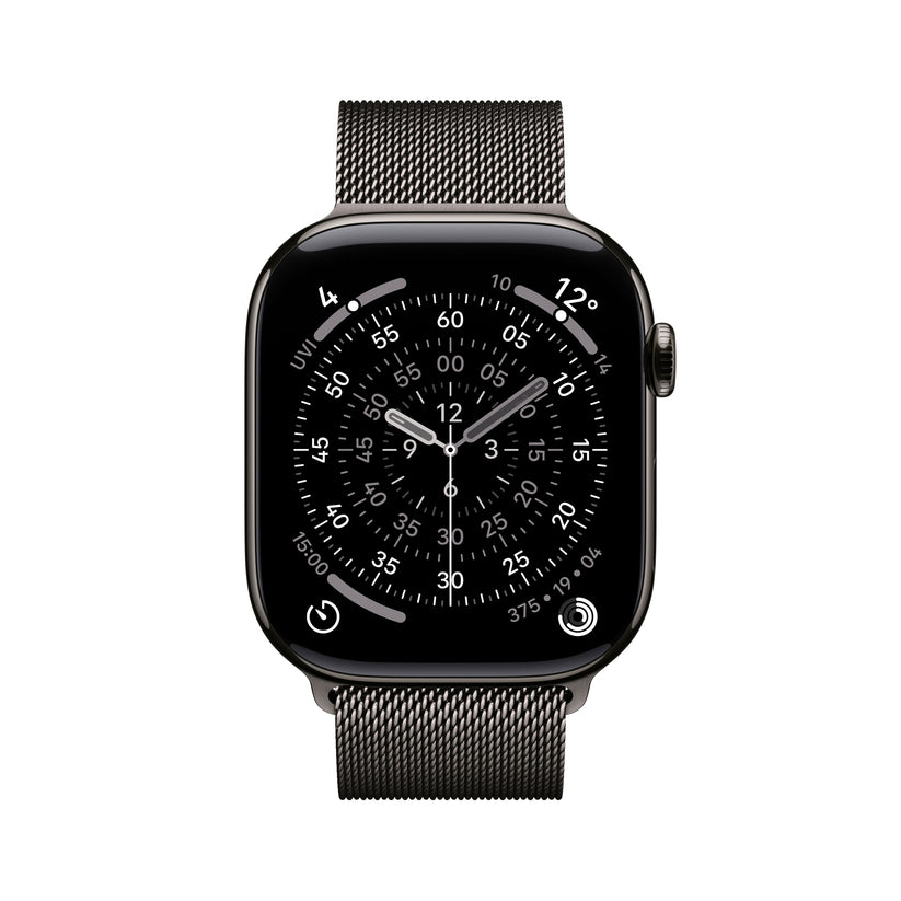 Apple Watch Series 11 GPS + Cellular 46mm Slate Titanium Case with Slate Milanese Loop - S/M Get best offers for Apple Watch Series 11 GPS + Cellular 46mm Slate Titanium Case with Slate Milanese Loop - S/M