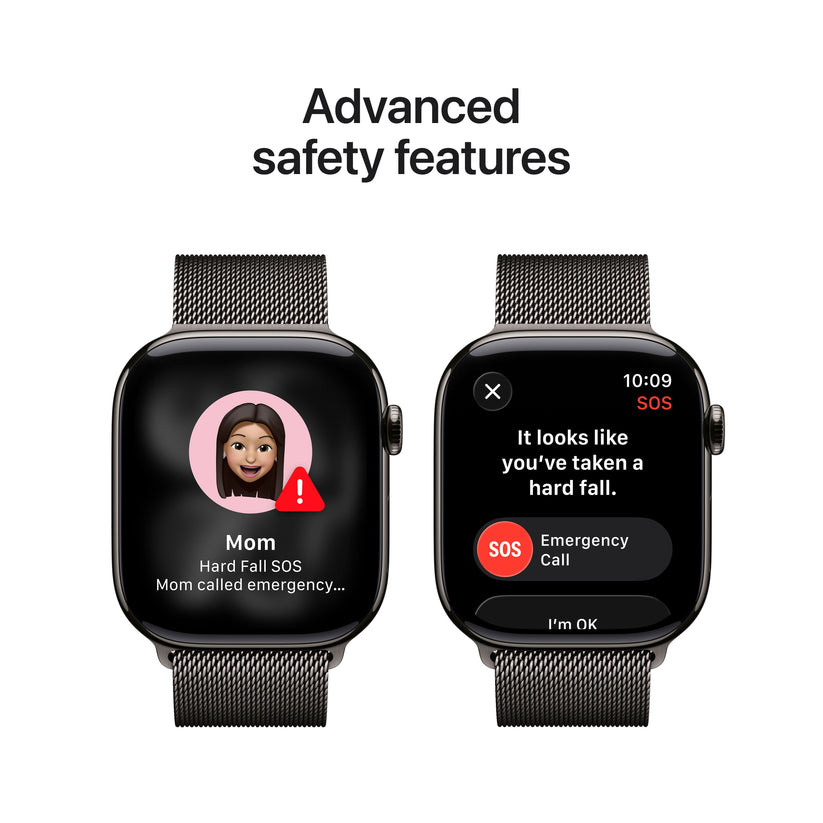 Apple Watch Series 11 GPS + Cellular 46mm Slate Titanium Case with Slate Milanese Loop - S/M Get best offers for Apple Watch Series 11 GPS + Cellular 46mm Slate Titanium Case with Slate Milanese Loop - S/M