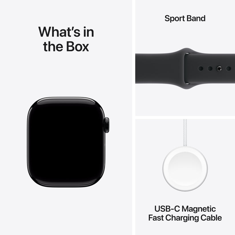 Apple Watch Series 11 GPS 42mm Jet Black Aluminium Case with Black Sport Band - S/M Get best offers for Apple Watch Series 11 GPS 42mm Jet Black Aluminium Case with Black Sport Band - S/M