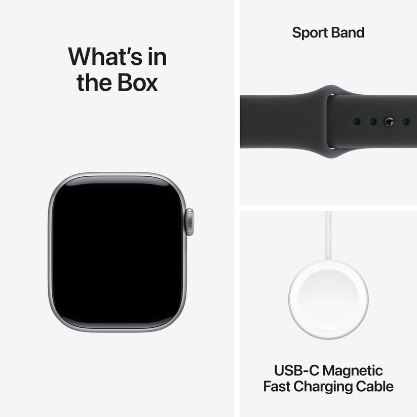 Apple Watch Series 11 GPS 42mm Space Grey Aluminium Case with Black Sport Band - M/L Get best offers for Apple Watch Series 11 GPS 42mm Space Grey Aluminium Case with Black Sport Band - M/L