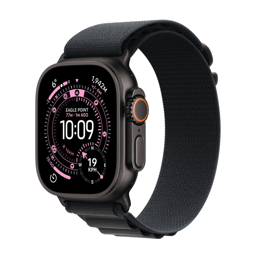 Apple Watch Ultra 3 GPS + Cellular 49mm Black Titanium Case with Black Alpine Loop - Medium Get best offers for Apple Watch Ultra 3 GPS + Cellular 49mm Black Titanium Case with Black Alpine Loop - Medium
