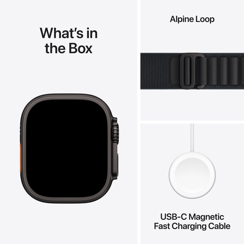 Apple Watch Ultra 3 GPS + Cellular 49mm Black Titanium Case with Black Alpine Loop - Large Get best offers for Apple Watch Ultra 3 GPS + Cellular 49mm Black Titanium Case with Black Alpine Loop - Large
