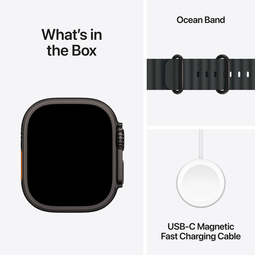 Apple Watch Ultra 3 GPS + Cellular 49mm Black Titanium Case with Black Ocean Band Get best offers for Apple Watch Ultra 3 GPS + Cellular 49mm Black Titanium Case with Black Ocean Band