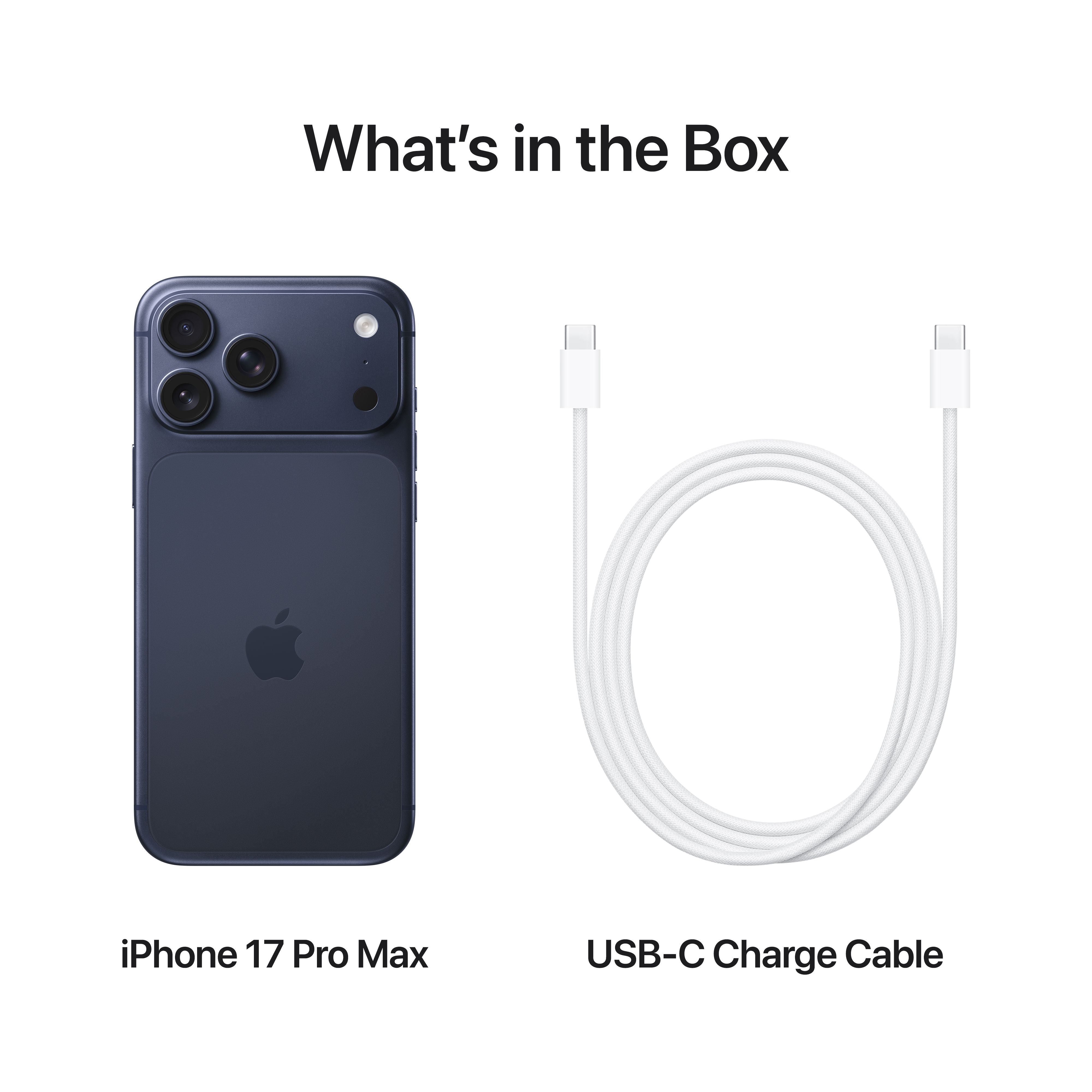iPhone 17 Pro Max 256GB Deep Blue - 6.9
