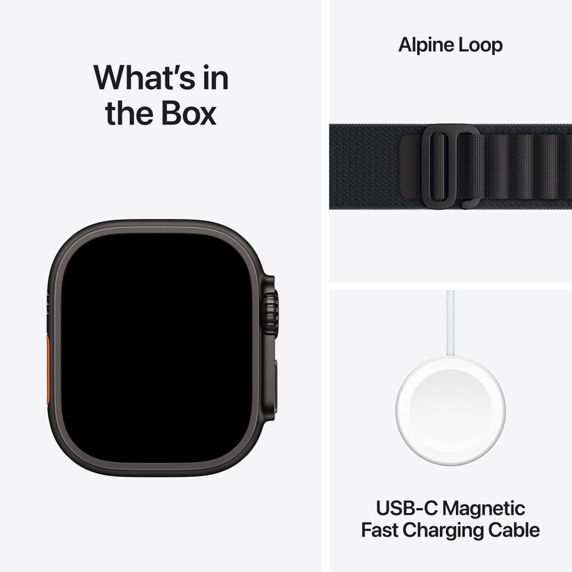 Apple Watch Ultra 3 GPS + Cellular 49mm Black Titanium Case with Black Alpine Loop - Medium Get best offers for Apple Watch Ultra 3 GPS + Cellular 49mm Black Titanium Case with Black Alpine Loop - Medium