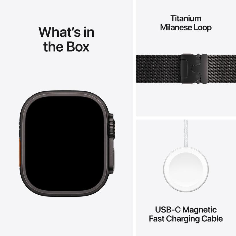 Apple Watch Ultra 3 GPS + Cellular 49mm Black Titanium Case with Black Titanium Milanese Loop - Large Get best offers for Apple Watch Ultra 3 GPS + Cellular 49mm Black Titanium Case with Black Titanium Milanese Loop - Large