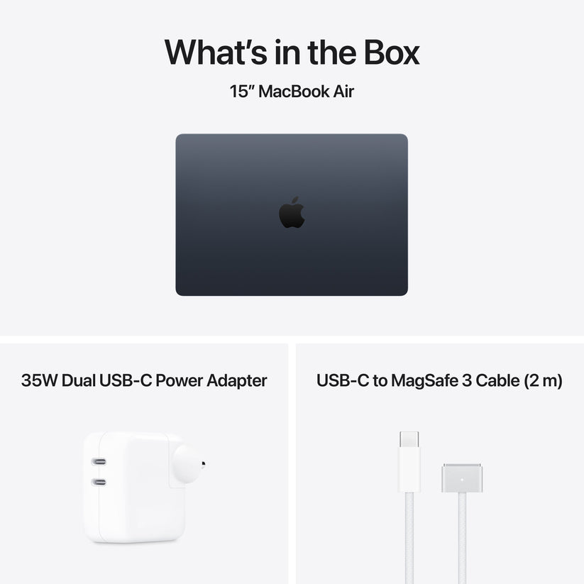 15-inch MacBook Air: Apple M5 chip with 10-core CPU and 10-core GPU, 512GB SSD - Midnight Get best offers for 15-inch MacBook Air: Apple M5 chip with 10-core CPU and 10-core GPU, 512GB SSD - Midnight