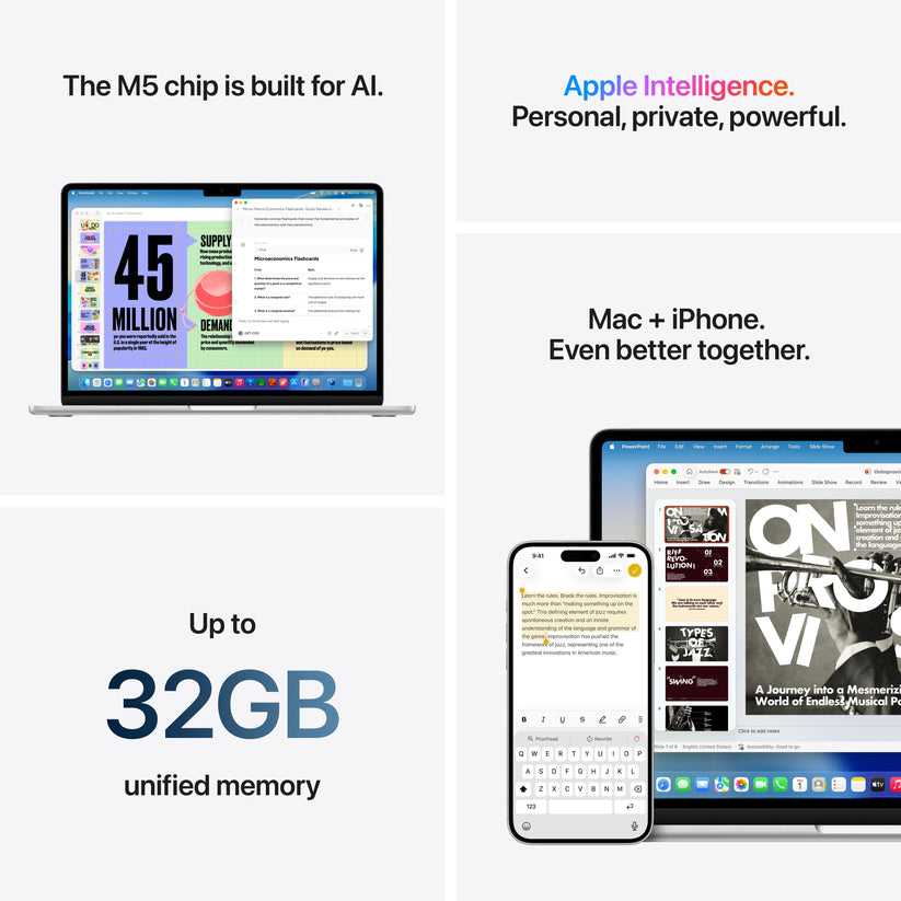 15-inch MacBook Air: Apple M5 chip with 10-core CPU and 10-core GPU, 1TB SSD - Silver Get best offers for 15-inch MacBook Air: Apple M5 chip with 10-core CPU and 10-core GPU, 1TB SSD - Silver