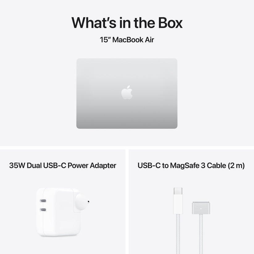 15-inch MacBook Air: Apple M5 chip with 10-core CPU and 10-core GPU, 1TB SSD - Silver Get best offers for 15-inch MacBook Air: Apple M5 chip with 10-core CPU and 10-core GPU, 1TB SSD - Silver