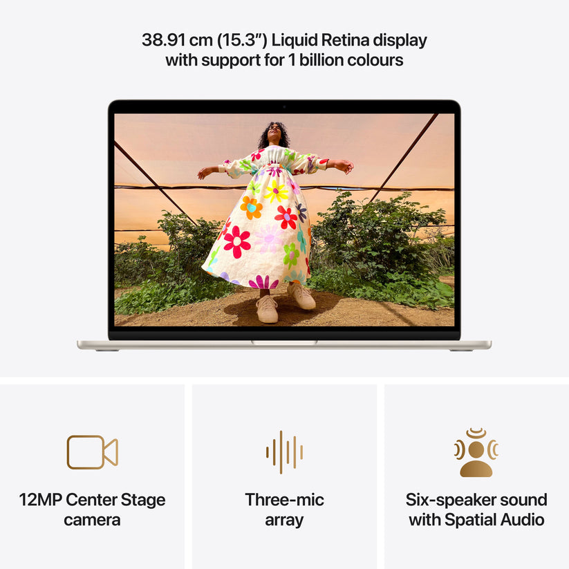 15-inch MacBook Air: Apple M5 chip with 10-core CPU and 10-core GPU, 1TB SSD - Starlight Get best offers for 15-inch MacBook Air: Apple M5 chip with 10-core CPU and 10-core GPU, 1TB SSD - Starlight