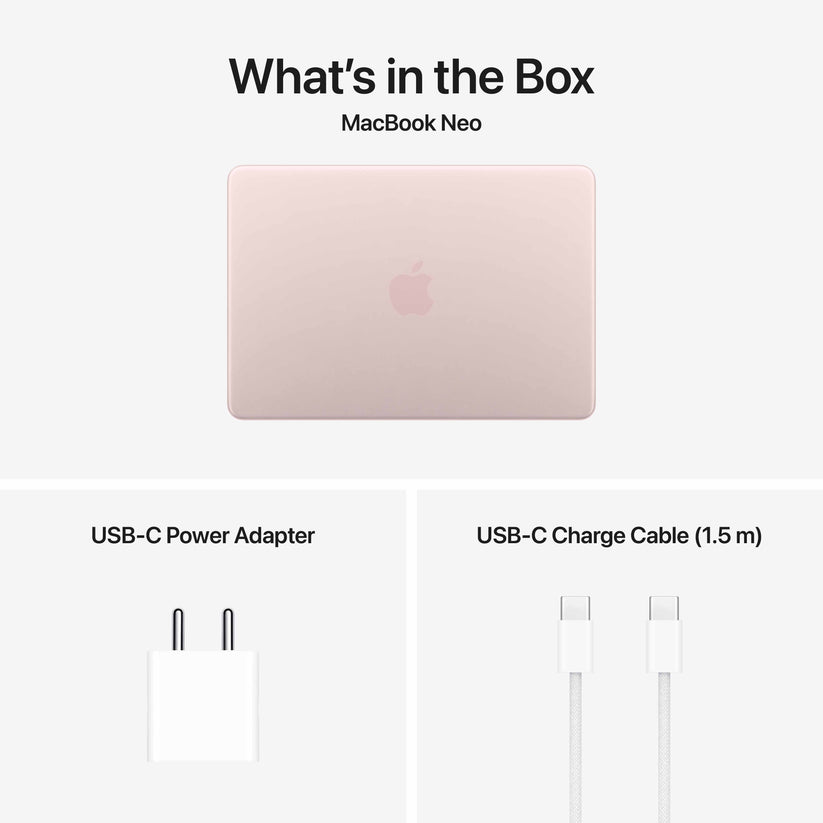 13-inch MacBook Neo: Apple A18 Pro chip with 6‑core CPU and 5‑core GPU, Magic Keyboard, 256GB SSD - Blush Get best offers for 13-inch MacBook Neo: Apple A18 Pro chip with 6‑core CPU and 5‑core GPU, Magic Keyboard, 256GB SSD - Blush