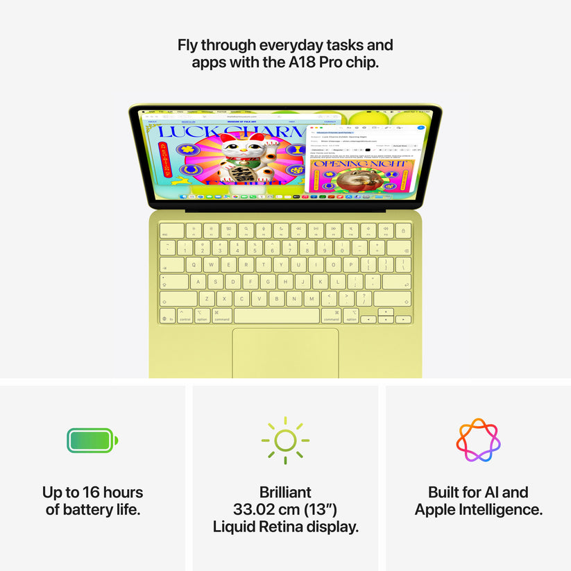 13-inch MacBook Neo: Apple A18 Pro chip with 6‑core CPU and 5‑core GPU, Magic Keyboard, 256GB SSD - Citrus Get best offers for 13-inch MacBook Neo: Apple A18 Pro chip with 6‑core CPU and 5‑core GPU, Magic Keyboard, 256GB SSD - Citrus