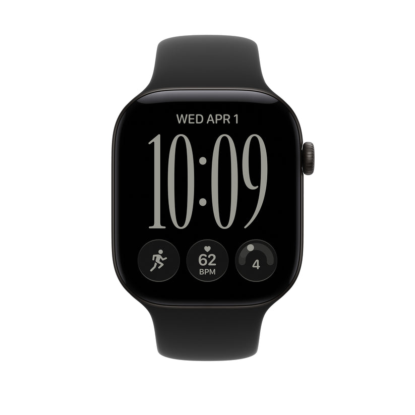 46mm Black Sport Band - M/L Get best offers for 46mm Black Sport Band - M/L