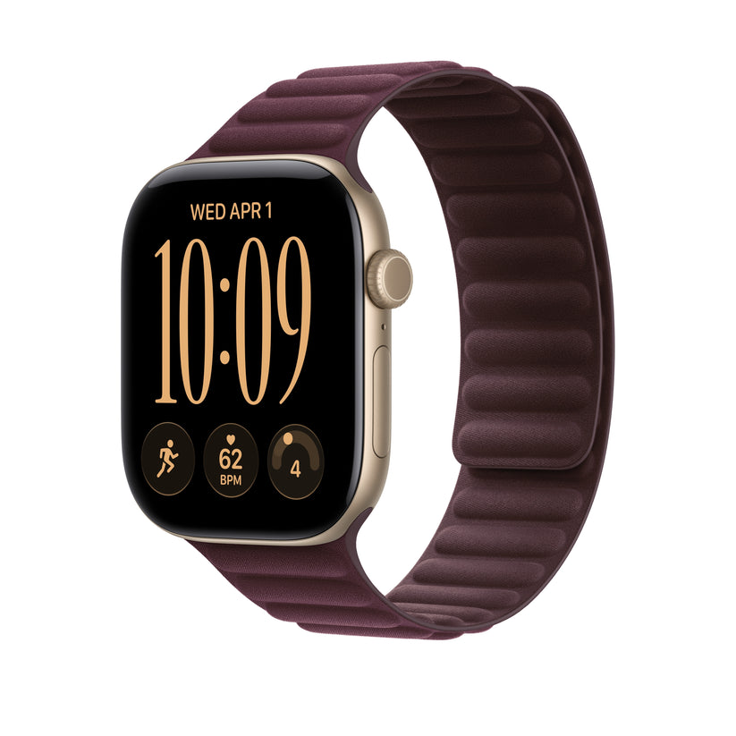 46mm Burgundy Magnetic Link - M/L Get best offers for 46mm Burgundy Magnetic Link - M/L