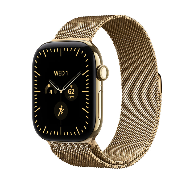 46mm Radiant Gold Milanese Loop - M/L Get best offers for 46mm Radiant Gold Milanese Loop - M/L