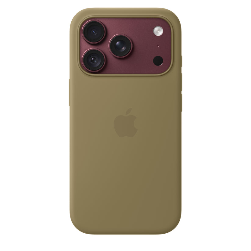 iPhone 18 Pro Silicone Case with MagSafe - Olive Get best offers for iPhone 18 Pro Silicone Case with MagSafe - Olive