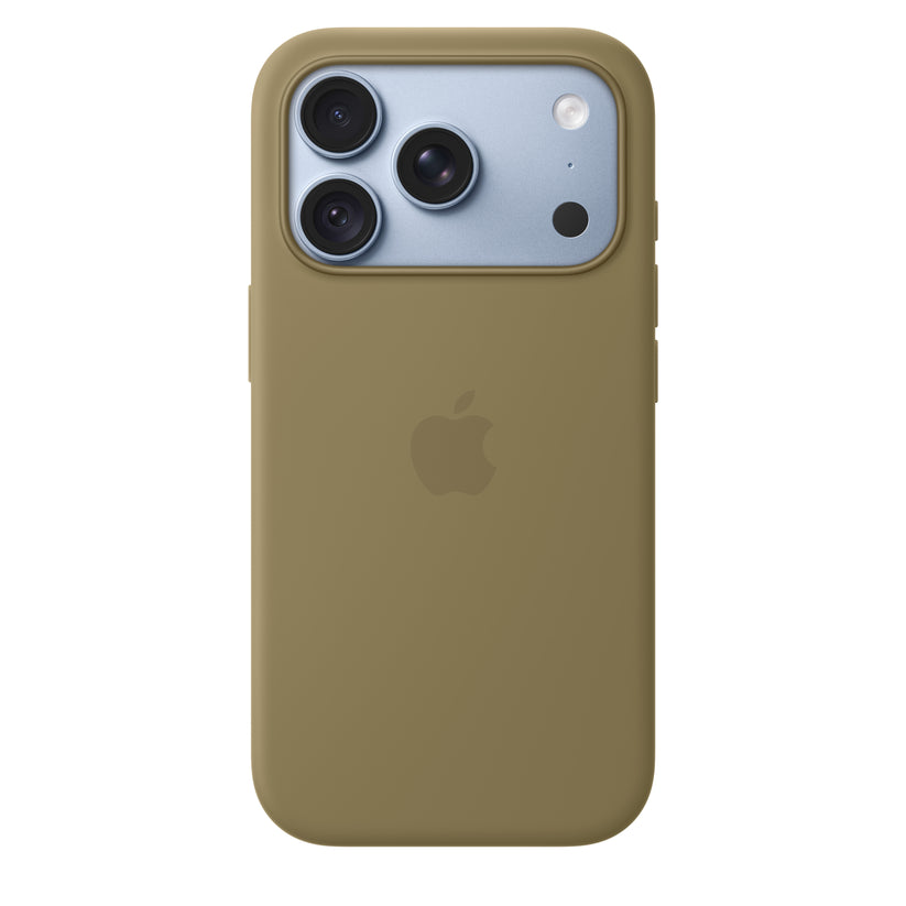 iPhone 18 Pro Silicone Case with MagSafe - Olive Get best offers for iPhone 18 Pro Silicone Case with MagSafe - Olive