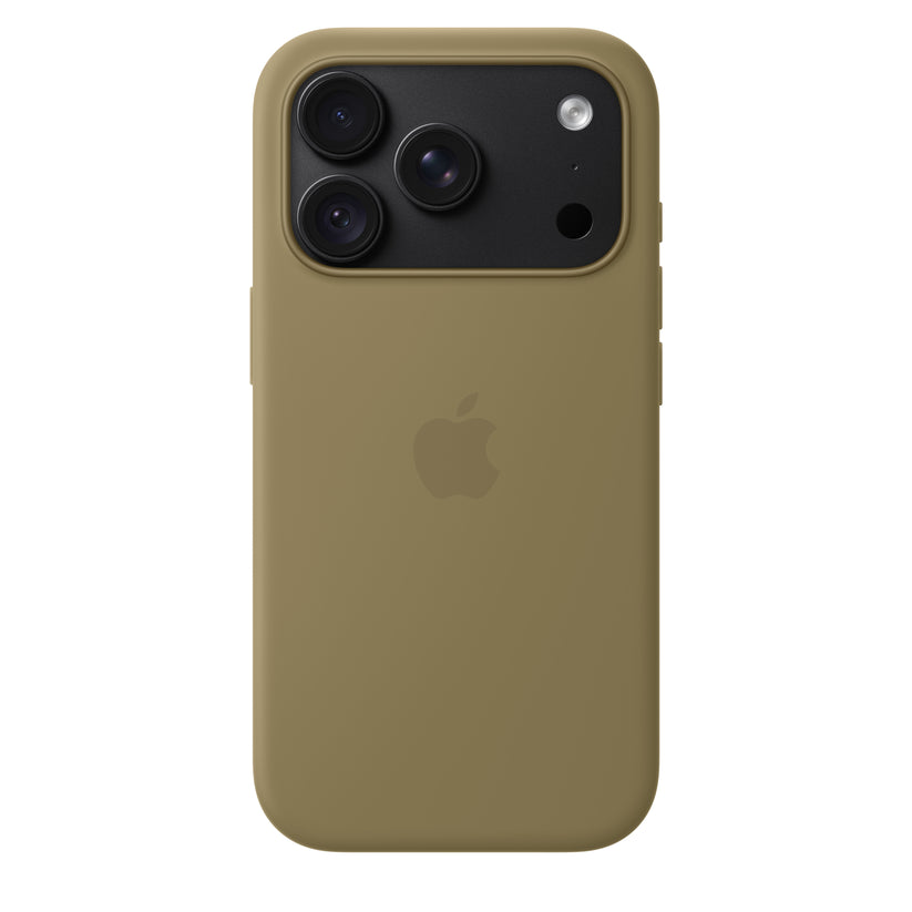 iPhone 18 Pro Silicone Case with MagSafe - Olive Get best offers for iPhone 18 Pro Silicone Case with MagSafe - Olive