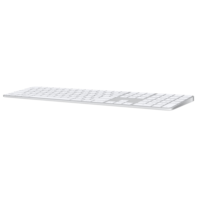 Magic Keyboard with Touch ID and Numeric Keypad for Mac models with Apple silicon (USB‑C) - US English - White Keys Get best offers for Magic Keyboard with Touch ID and Numeric Keypad for Mac models with Apple silicon (USB‑C) - US English - White Keys
