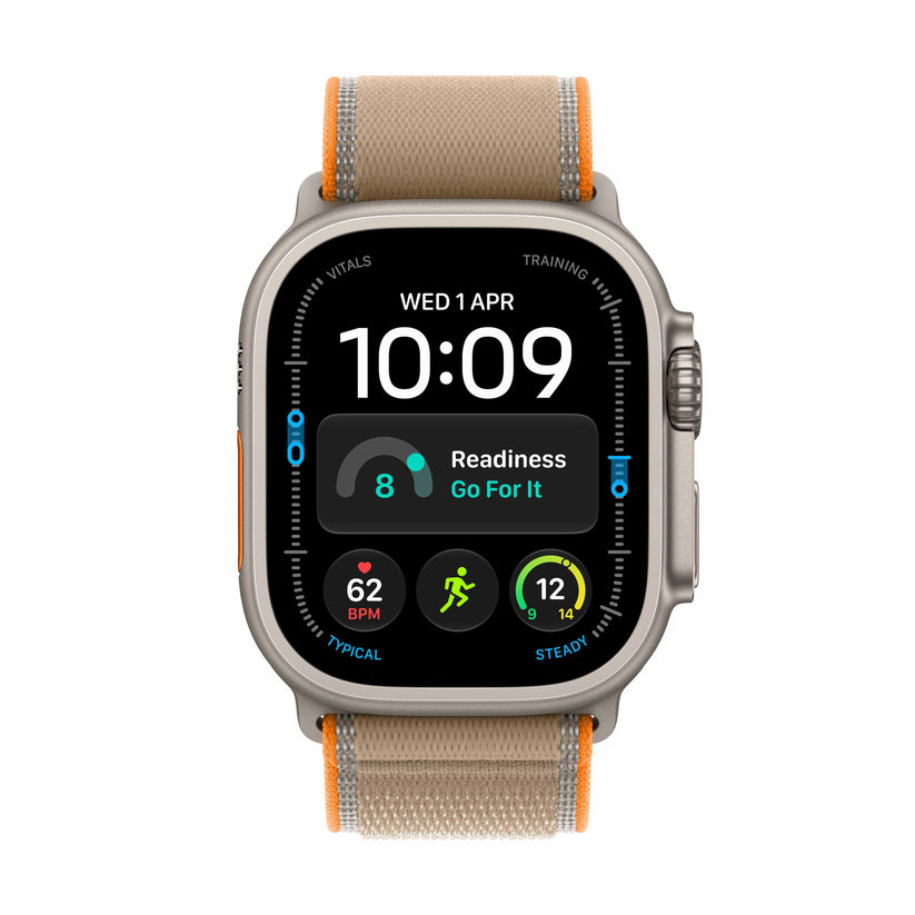 Apple Watch Ultra 4 GPS + Cellular 49mm Natural Titanium Case with Sand Trail Loop - M/L Get best offers for Apple Watch Ultra 4 GPS + Cellular 49mm Natural Titanium Case with Sand Trail Loop - M/L