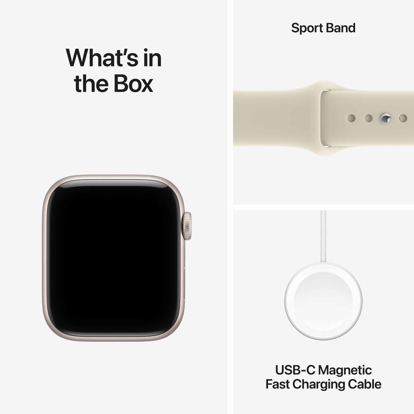 Apple Watch SE 3 GPS + Cellular 44mm Starlight Aluminium Case with Sand Sport Band - M/L Get best offers for Apple Watch SE 3 GPS + Cellular 44mm Starlight Aluminium Case with Sand Sport Band - M/L
