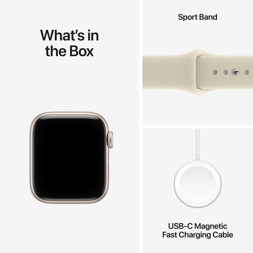 Apple Watch SE 3 GPS 40mm Starlight Aluminium Case with Sand Sport Band - M/L Get best offers for Apple Watch SE 3 GPS 40mm Starlight Aluminium Case with Sand Sport Band - M/L