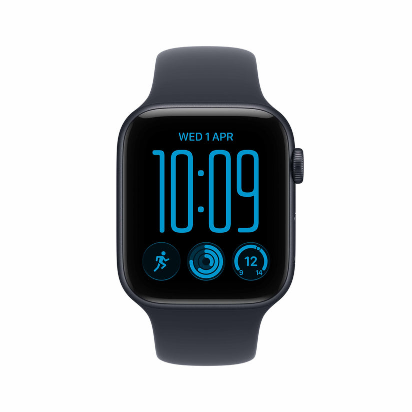 Apple Watch SE 3 GPS + Cellular 44mm Midnight Aluminium Case with Navy Blue Sport Band - S/M Get best offers for Apple Watch SE 3 GPS + Cellular 44mm Midnight Aluminium Case with Navy Blue Sport Band - S/M