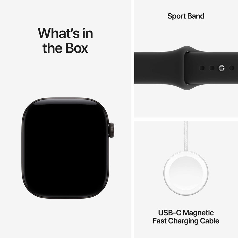 Apple Watch Series 12 GPS 46mm Black Aluminium Case with Black Sport Band - S/M Get best offers for Apple Watch Series 12 GPS 46mm Black Aluminium Case with Black Sport Band - S/M