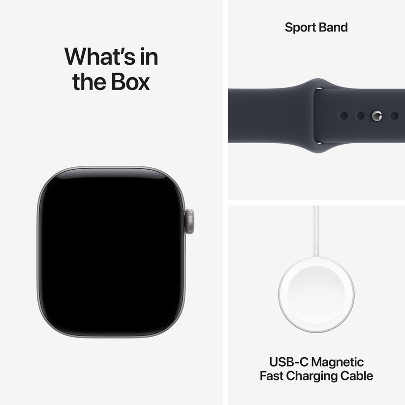 Apple Watch Series 12 GPS 46mm Space Grey Aluminium Case with Navy Blue Sport Band - M/L Get best offers for Apple Watch Series 12 GPS 46mm Space Grey Aluminium Case with Navy Blue Sport Band - M/L