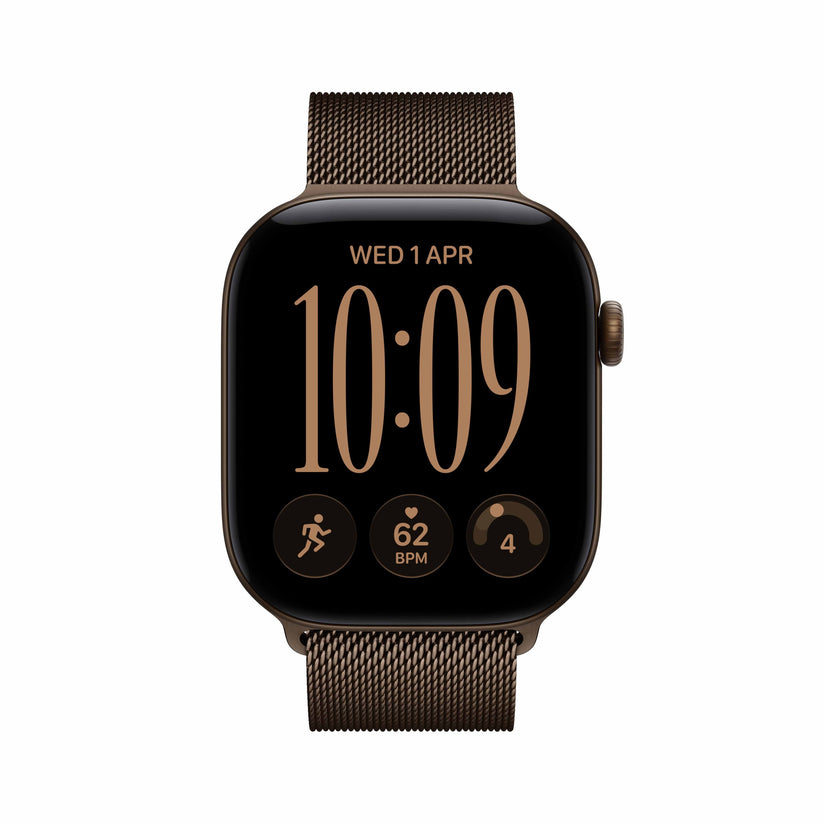 Apple Watch Series 12 GPS + Cellular 46mm Dark Bronze Aluminium Case with Dark Bronze Milanese Loop - M/L Get best offers for Apple Watch Series 12 GPS + Cellular 46mm Dark Bronze Aluminium Case with Dark Bronze Milanese Loop - M/L