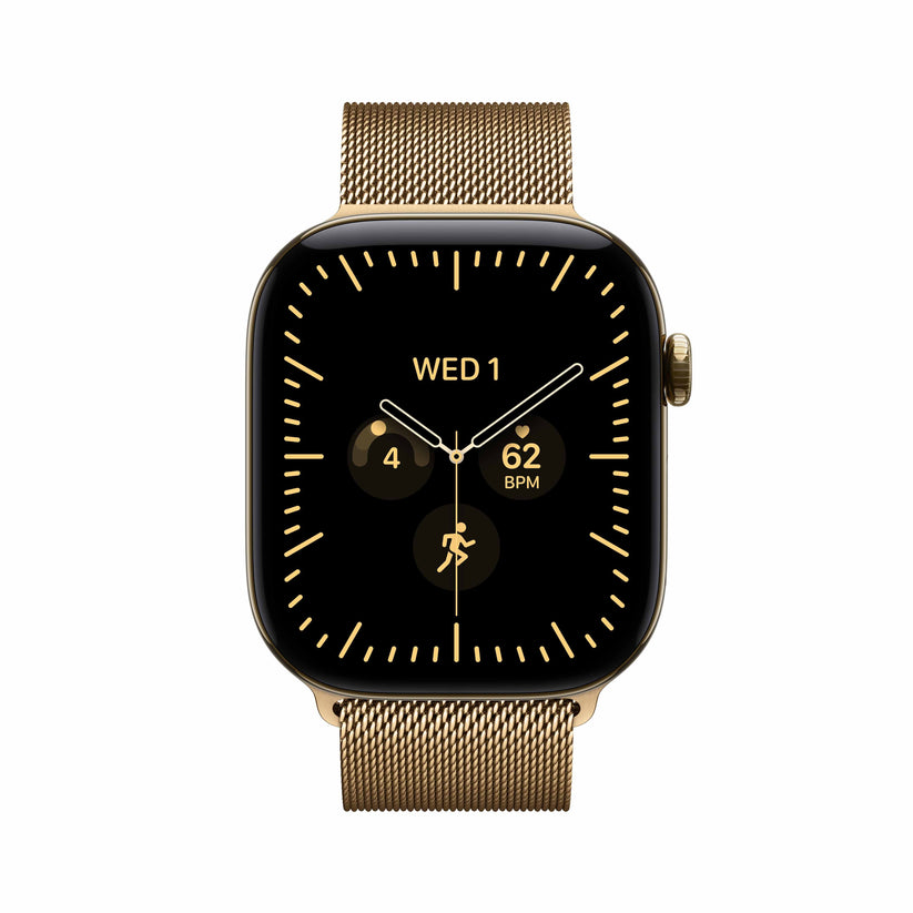 Apple Watch Series 12 GPS + Cellular 46mm Radiant Gold Titanium Case with Radiant Gold Milanese Loop - M/L Get best offers for Apple Watch Series 12 GPS + Cellular 46mm Radiant Gold Titanium Case with Radiant Gold Milanese Loop - M/L