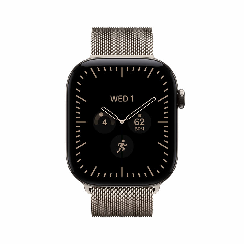 Apple Watch Series 12 GPS + Cellular 46mm Natural Titanium Case with Natural Milanese Loop - S/M Get best offers for Apple Watch Series 12 GPS + Cellular 46mm Natural Titanium Case with Natural Milanese Loop - S/M