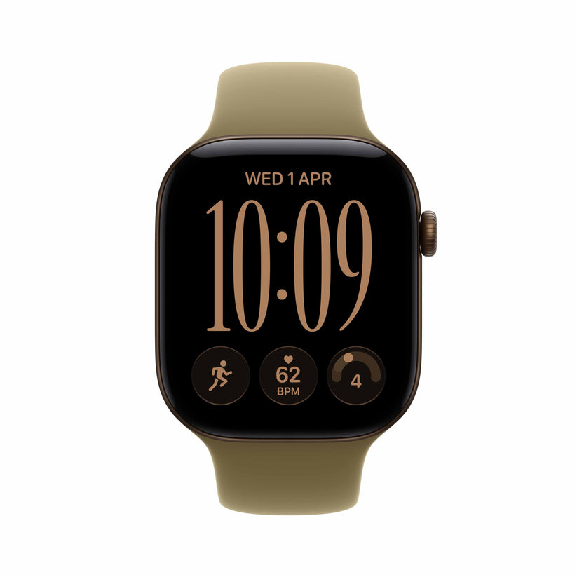 Apple Watch Series 12 GPS + Cellular 46mm Dark Bronze Aluminium Case with Olive Sport Band - M/L Get best offers for Apple Watch Series 12 GPS + Cellular 46mm Dark Bronze Aluminium Case with Olive Sport Band - M/L