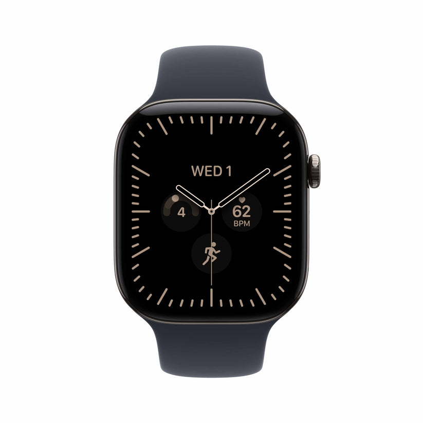 Apple Watch Series 12 GPS + Cellular 46mm Natural Titanium Case with Navy Blue Sport Band - M/L Get best offers for Apple Watch Series 12 GPS + Cellular 46mm Natural Titanium Case with Navy Blue Sport Band - M/L