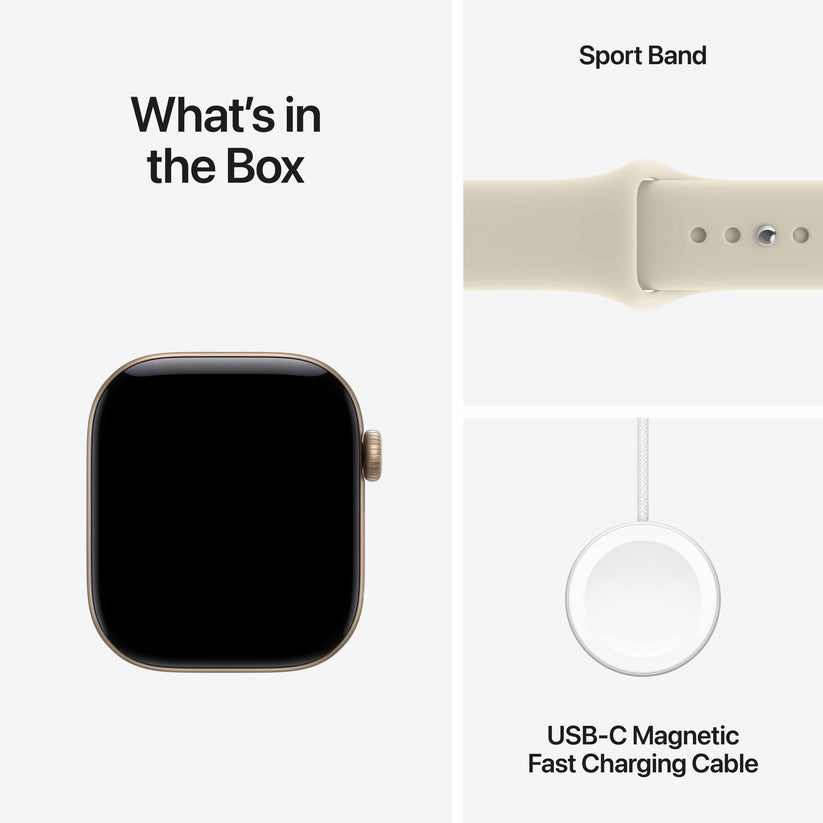 Apple Watch Series 12 GPS 42mm Light Gold Aluminium Case with Sand Sport Band - S/M Get best offers for Apple Watch Series 12 GPS 42mm Light Gold Aluminium Case with Sand Sport Band - S/M